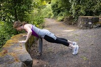 Gallery Photo of Dr. Hudson exercising in Washington Park near the Oregon Zoo.