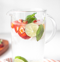 Gallery Photo of Water! Seems so simple.  If you need to add a squeeze of your favorite fruits it can really make a difference to get it all in. @Her_Dietitian