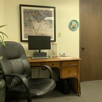 Gallery Photo of The office is set up with a Bose speaker for relaxing music during your session.