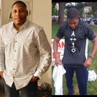 Gallery Photo of Mike worked hard for 1 year and reached his goal weight. I am so proud of him :)