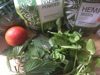 Gallery Photo of Ingredients for a superfood green smoothie