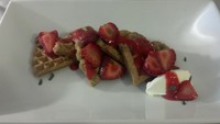 Gallery Photo of Multi-grain, Gluten-Free Waffles with Fresh Berry Sauce