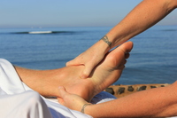Gallery Photo of Foot Reflexology is awesome esp to help lengthen the back, true story.