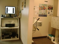Gallery Photo of Digital Xray.  State of the Art Digital X-Ray since 2005 when very few doctors had it.  No X- Ray film, these pictures are viewed on a computer.