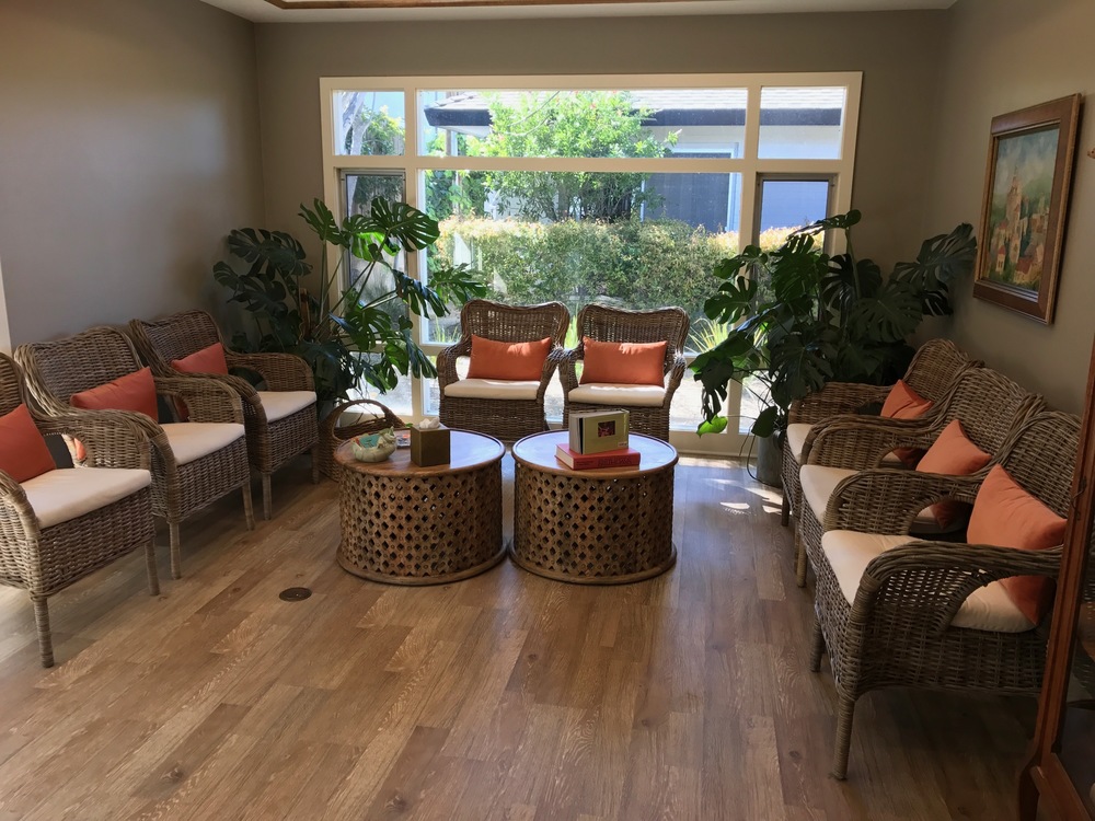 The reception area at Wellspring Natural Health.