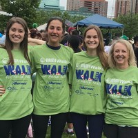 Gallery Photo of Here I am at the NAMI walk for mental health awareness with Rebecca, Cait and Kathleen!