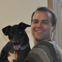 Gallery Photo of Dr. Reed and his dog Chase