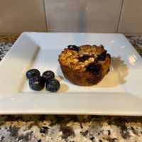 Gallery Photo of Blueberry Oatmeal muffins to protect your kidney function