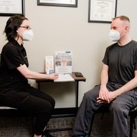 Gallery Photo of Your first visit will be a consultation to learn more about your case, go over health history and treatment goals.